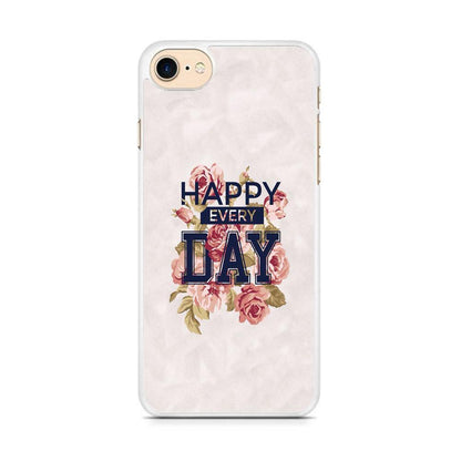 Quote Simple Happiness iPhone 8 Case-Oxvistore