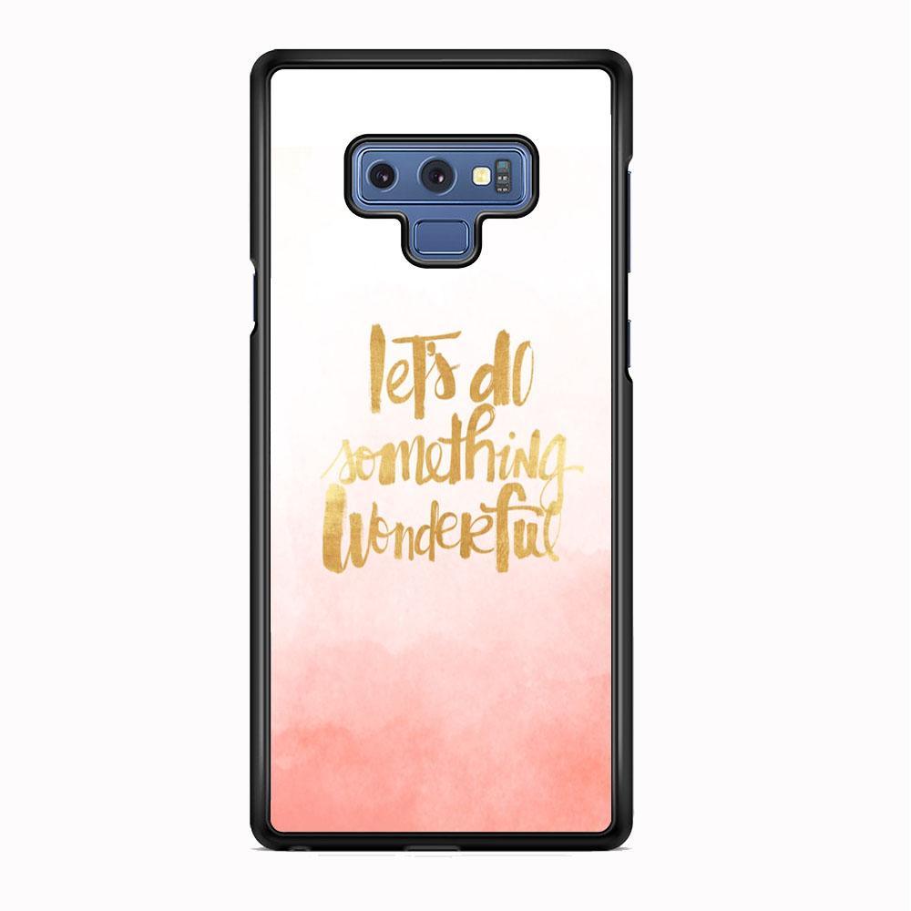 Quote Starting from Small Things Samsung Galaxy Note 9 Case-Rubber Black (2D Case)-Oxvistore