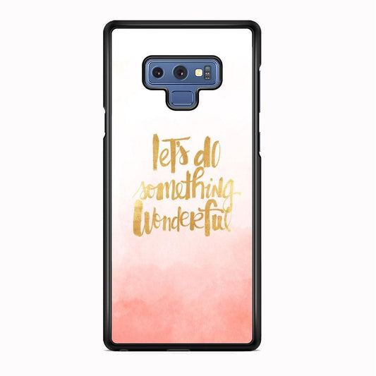 Quote Starting from Small Things Samsung Galaxy Note 9 Case-Rubber Black (2D Case)-Oxvistore