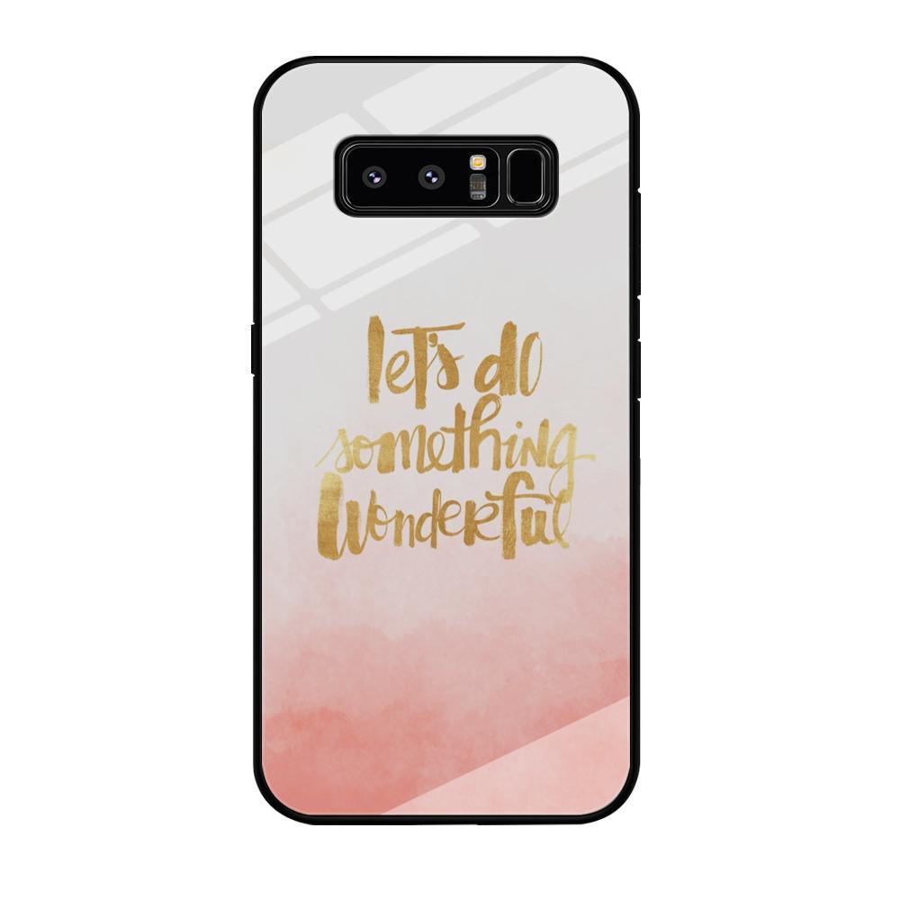 Quote Starting from Small Things Samsung Galaxy Note 8 Case-Oxvistore