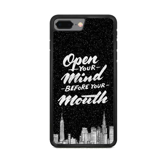 Quote The Awesome One iPhone 7 Plus Case-Rubber Black (2D Case)-Oxvistore