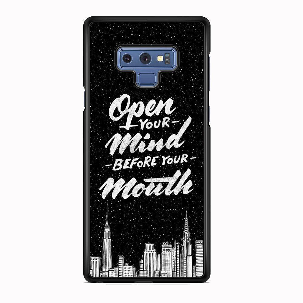 Quote The Awesome One Samsung Galaxy Note 9 Case-Rubber Black (2D Case)-Oxvistore