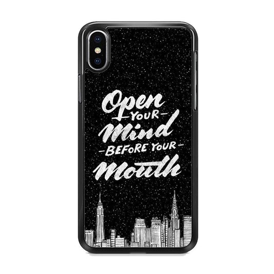 Quote The Awesome One iPhone XS Case-Rubber Black (2D Case)-Oxvistore