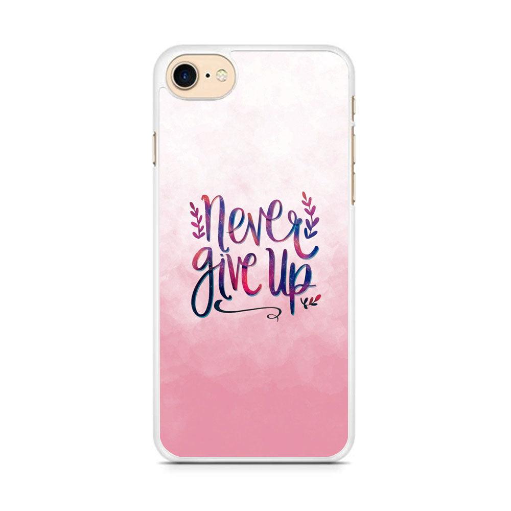 Quotes Pink Life iPhone 8 Case-Oxvistore