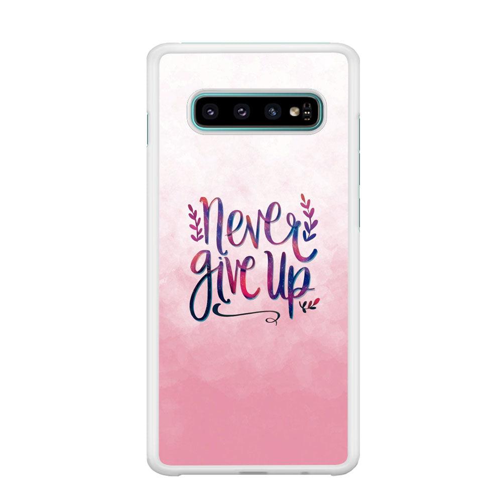 Quotes Pink Life Samsung Galaxy S10 Case-Oxvistore