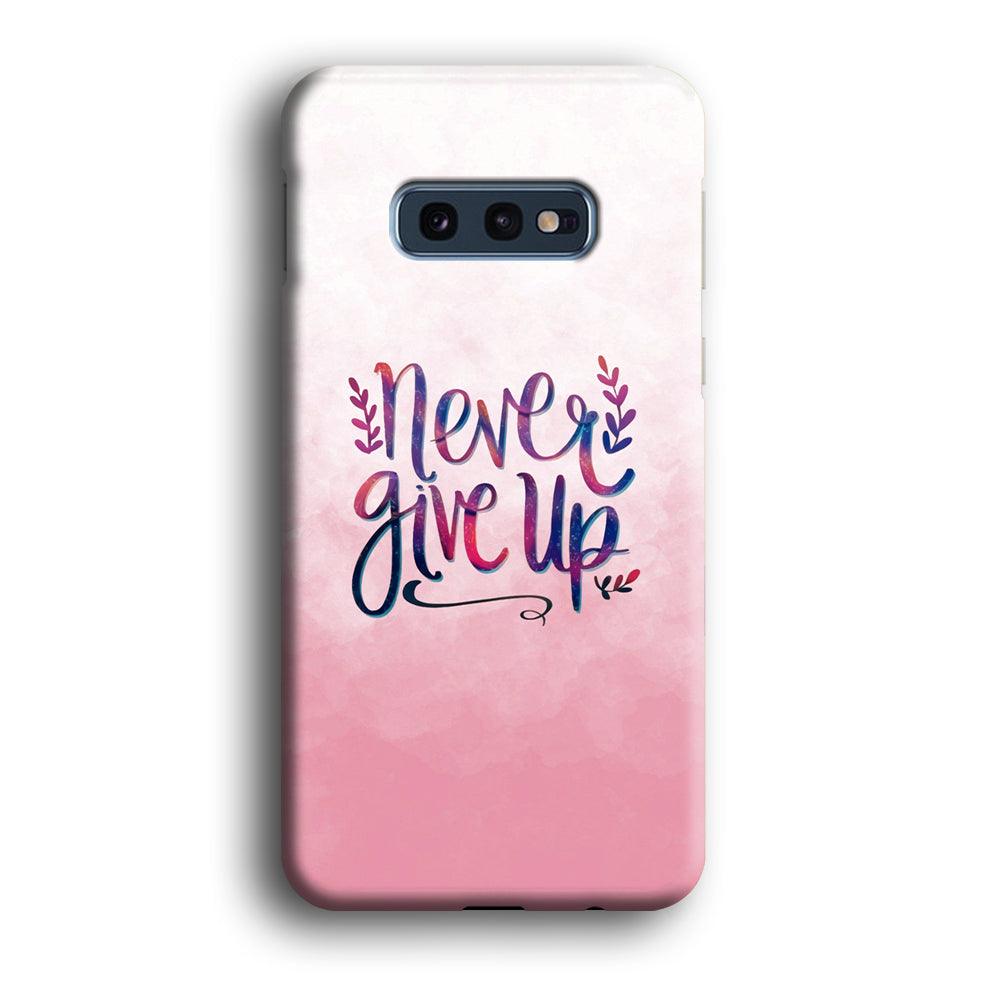 Quotes Pink Life Samsung Galaxy S10E Case-Oxvistore