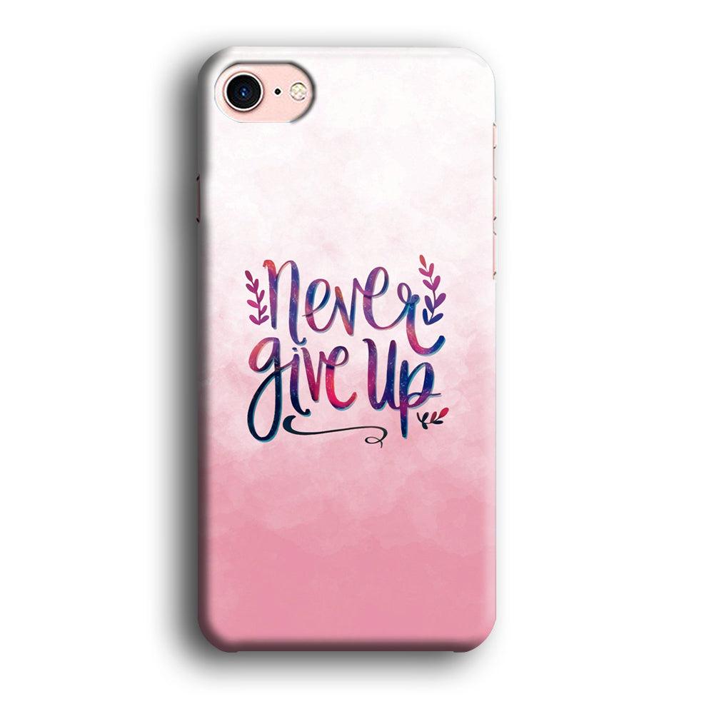 Quotes Pink Life iPhone 8 Case-Oxvistore