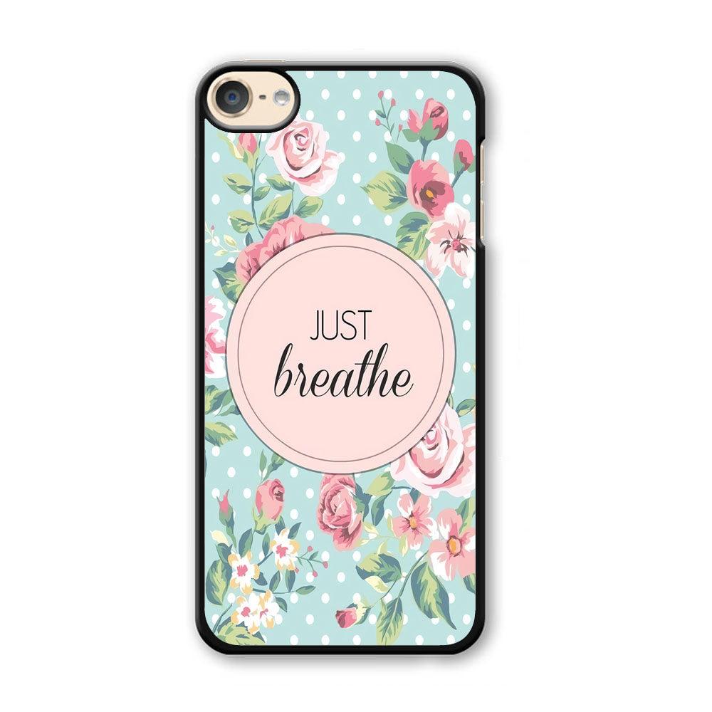 Quotes Relax Your Mind iPod Touch 6 Case-Plastic Black (2D Case)-Oxvistore