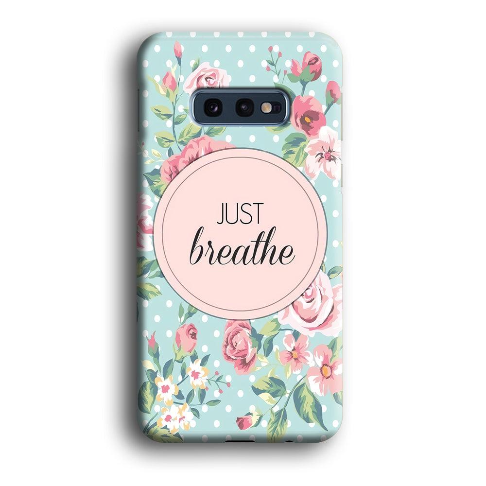 Quotes Relax Your Mind Samsung Galaxy S10E Case-Oxvistore