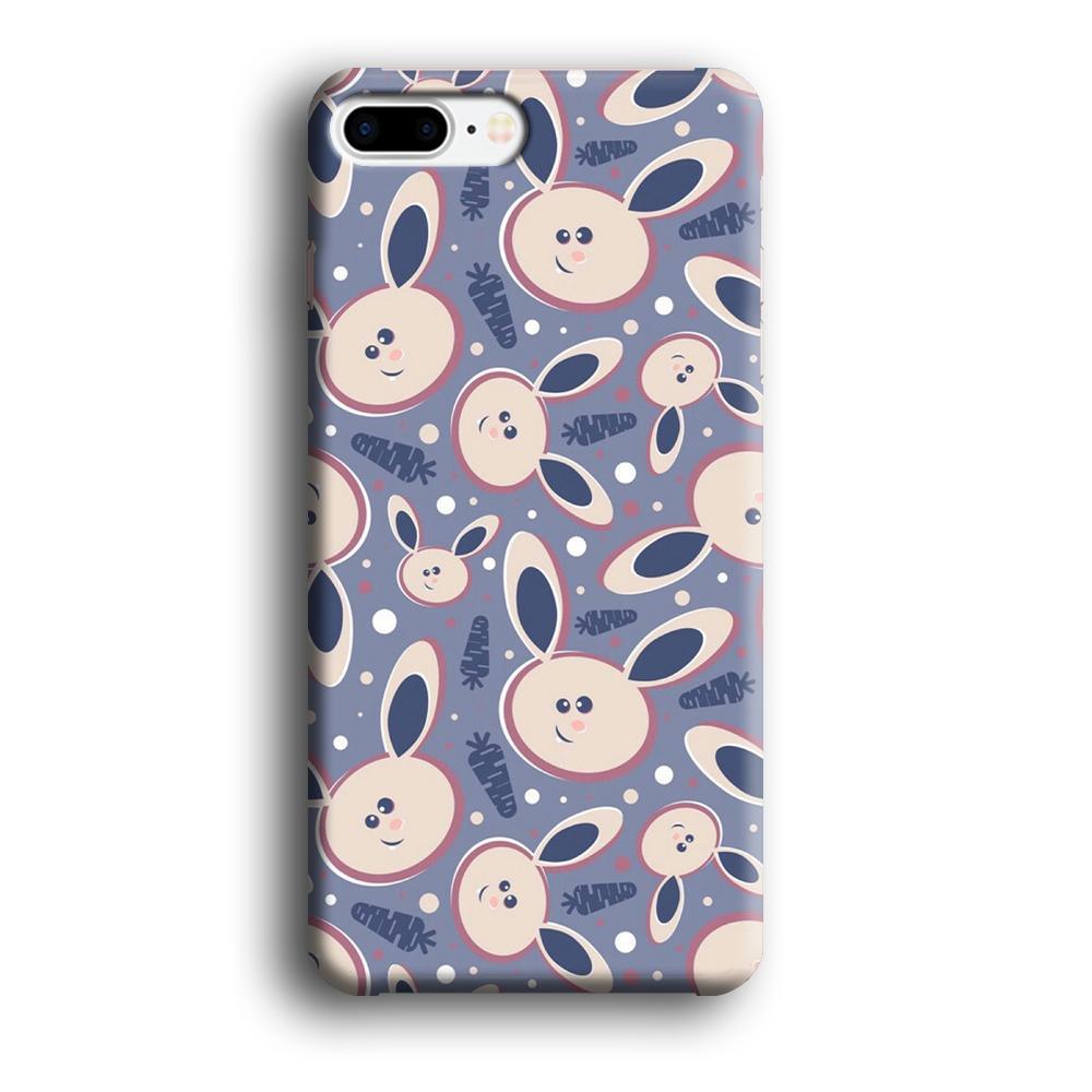 Rabbit Collage Backdrop iPhone 8 Plus Case-Oxvistore