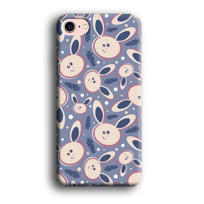 Rabbit Collage Backdrop iPhone 8 Case-Oxvistore