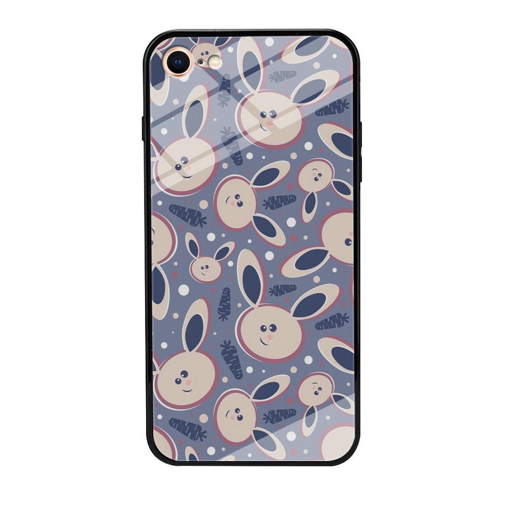 Rabbit Collage Backdrop iPhone 8 Case-Oxvistore