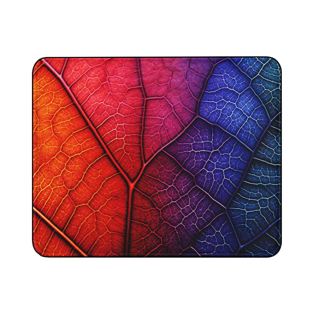 Rainbow Leaf Texture Mouse Pads-18x21 CM-Oxvistore