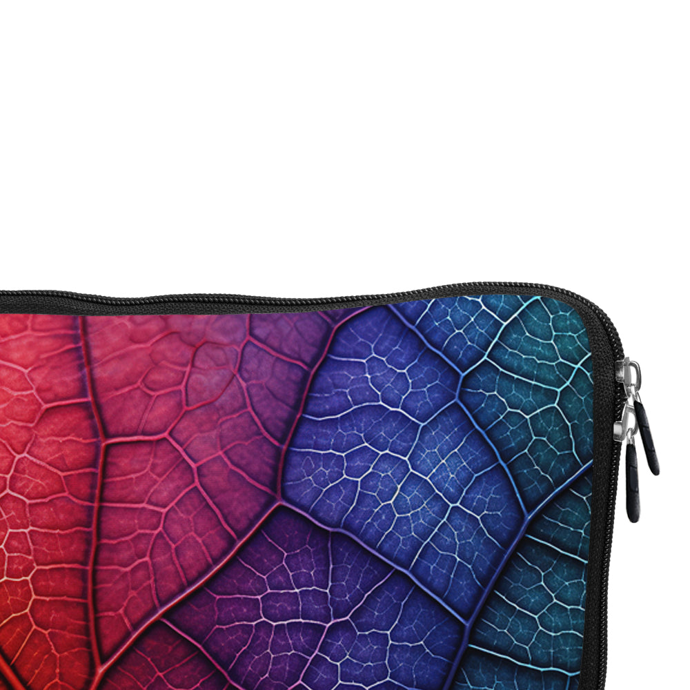 Rainbow Leaf Texture Laptop Sleeve Protective Cover