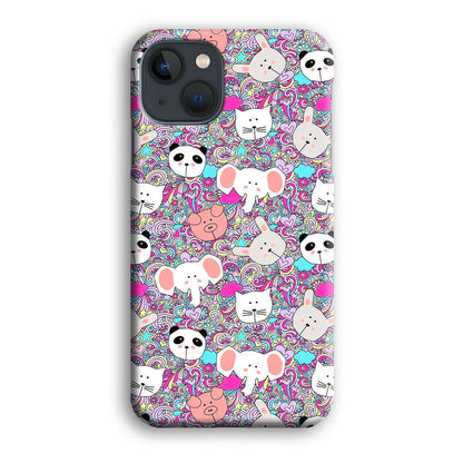 Rainbow Life of Animal iPhone 15 Plus Case-Oxvistore