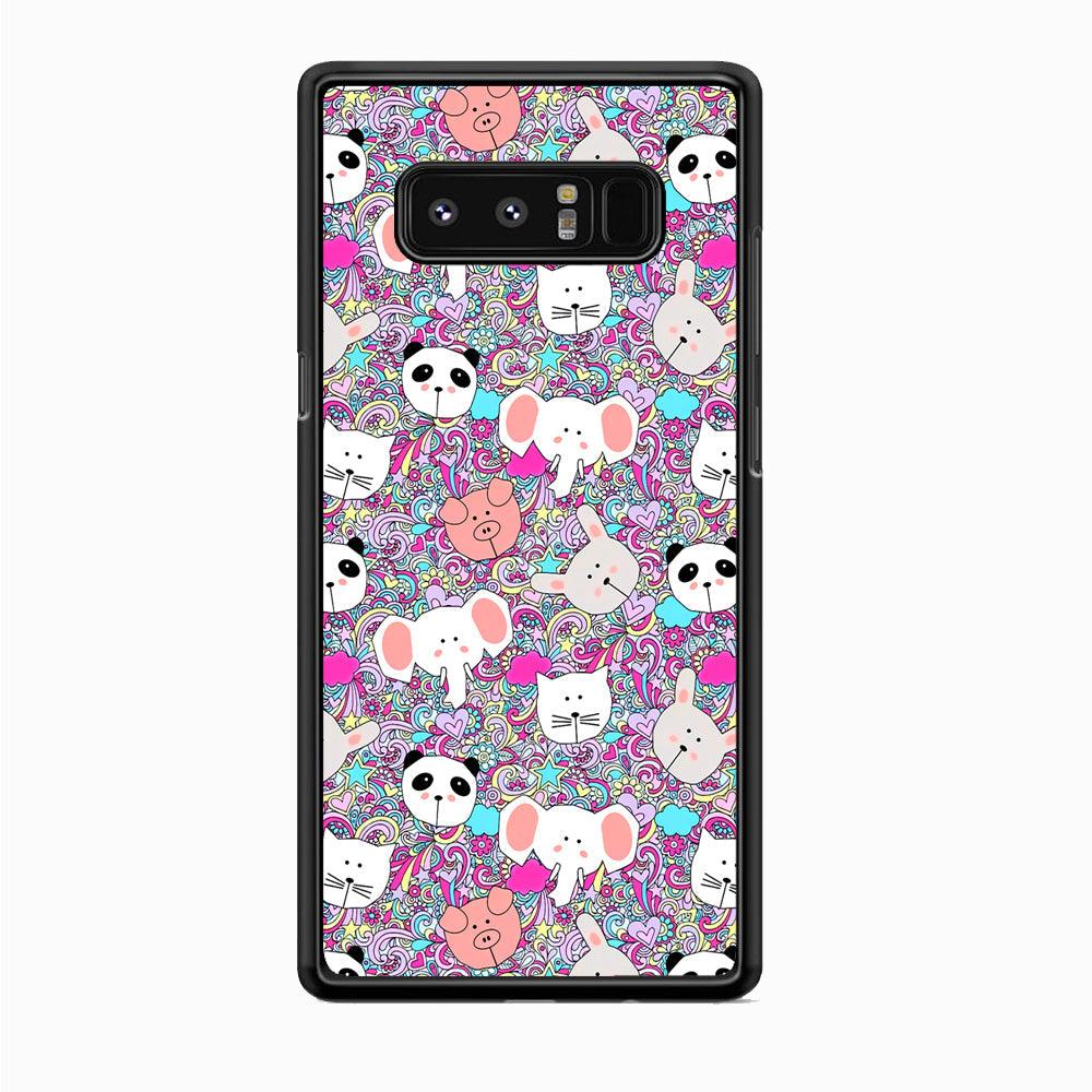 Rainbow Life of Animal Samsung Galaxy Note 8 Case-Oxvistore