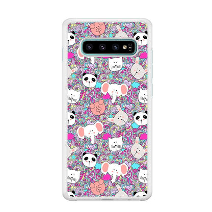 Rainbow Life of Animal Samsung Galaxy S10 Plus Case-Oxvistore