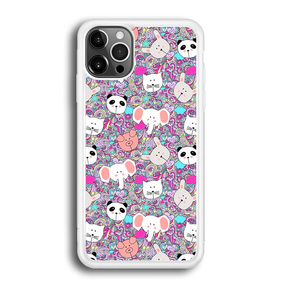 Rainbow Life of Animal iPhone 12 Pro Case-Oxvistore