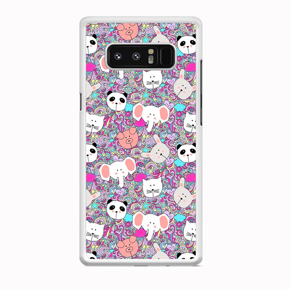 Rainbow Life of Animal Samsung Galaxy Note 8 Case-Oxvistore