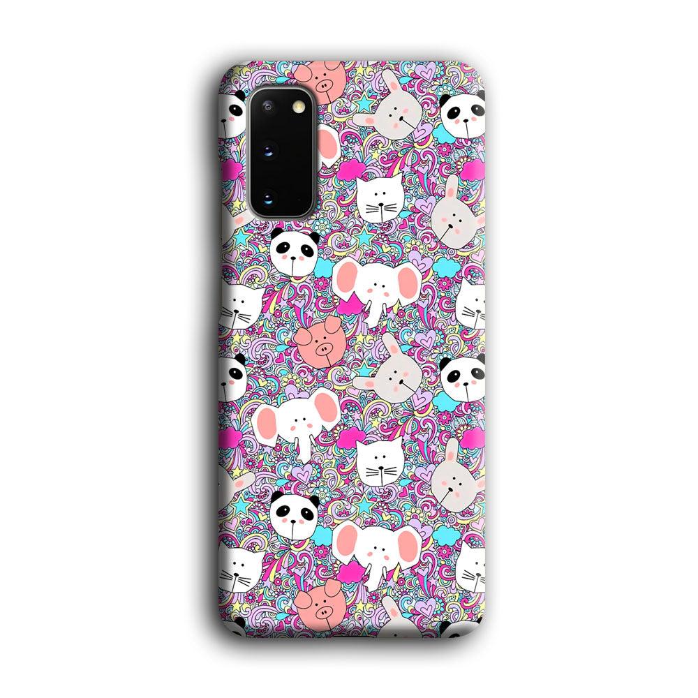 Rainbow Life of Animal Samsung Galaxy S20 Case-Oxvistore