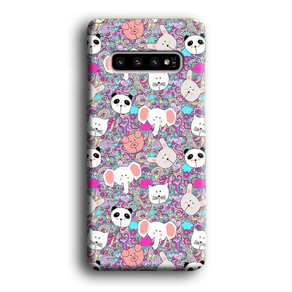 Rainbow Life of Animal Samsung Galaxy S10 Case-Oxvistore