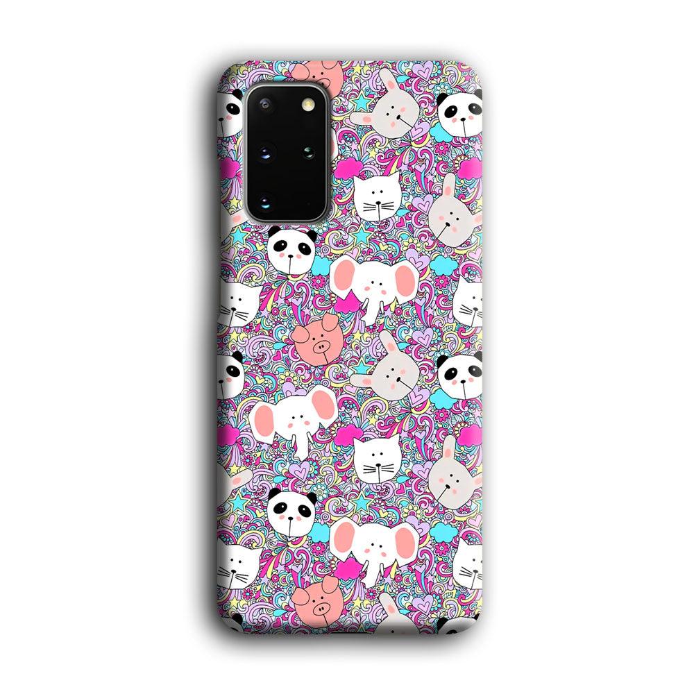 Rainbow Life of Animal Samsung Galaxy S20 Plus Case-Oxvistore