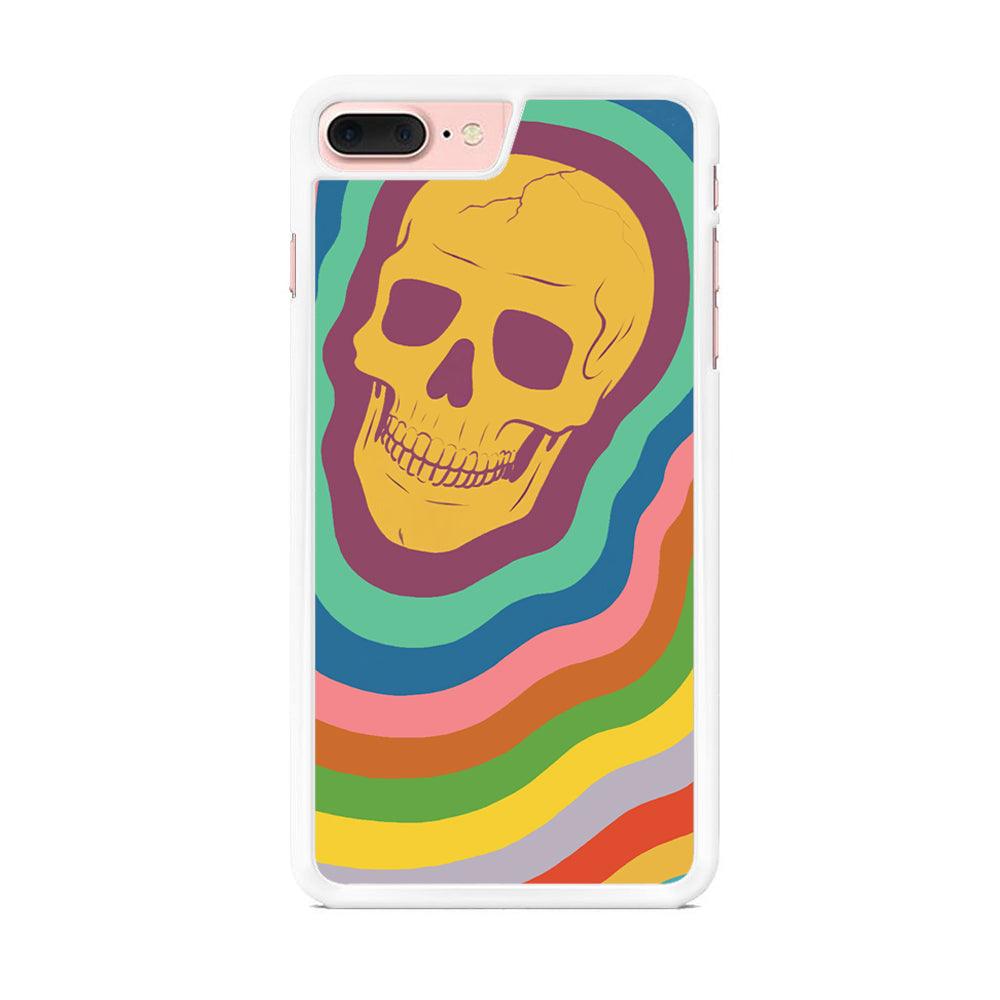 Rainbow Smily Skull iPhone 8 Plus Case-Oxvistore