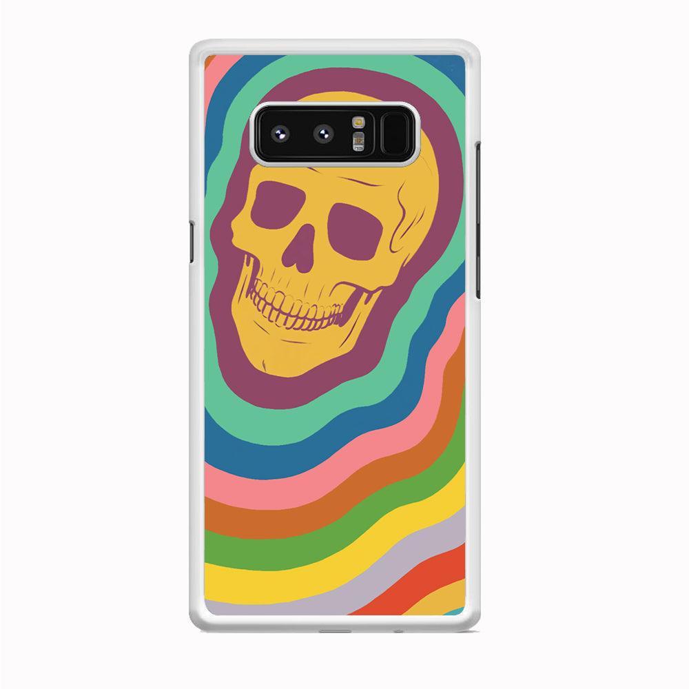 Rainbow Smily Skull Samsung Galaxy Note 8 Case-Oxvistore