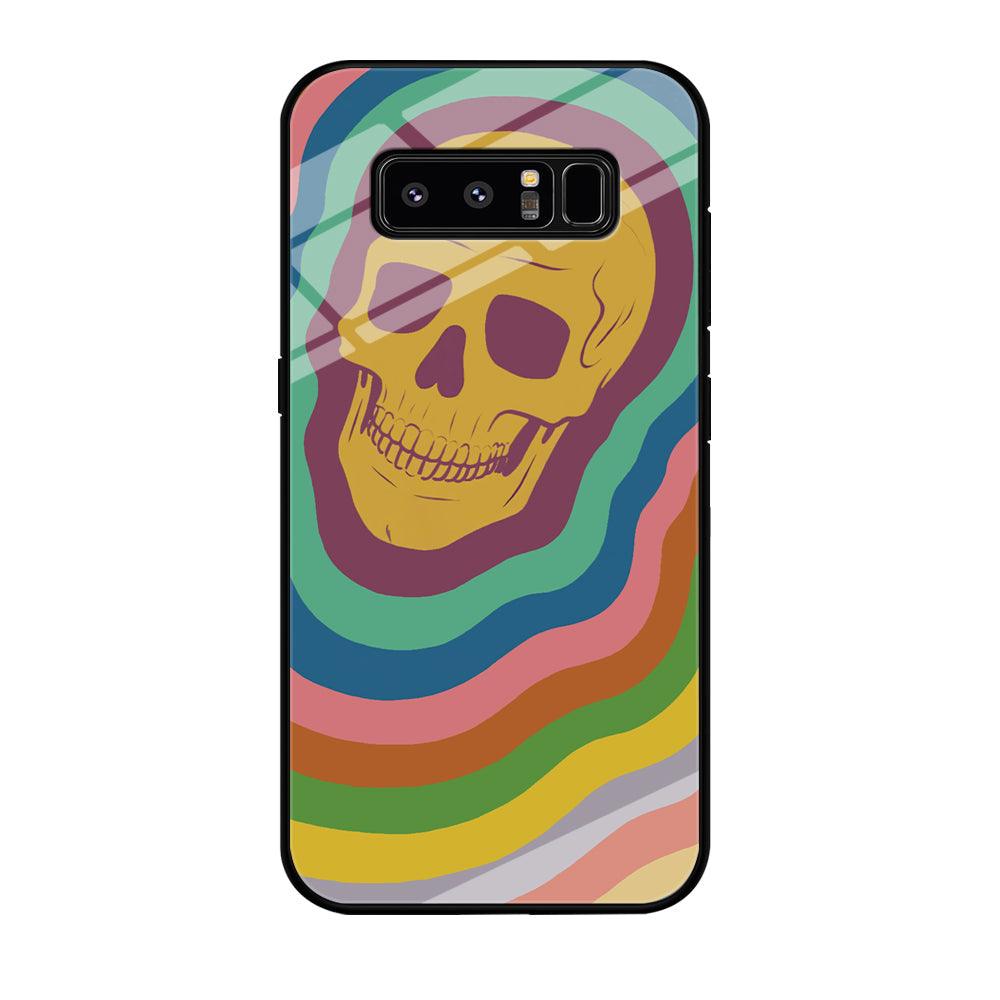 Rainbow Smily Skull Samsung Galaxy Note 8 Case-Oxvistore