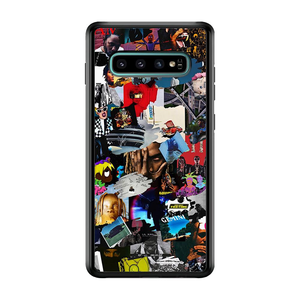 Rap Music Frame Work Samsung Galaxy S10 Case-Oxvistore