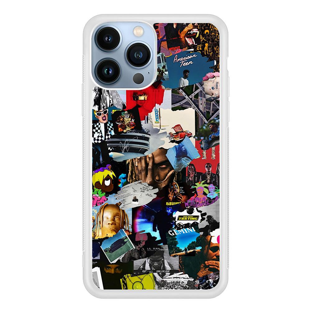 Rap Music Frame Work iPhone 14 Pro Max Case-Oxvistore