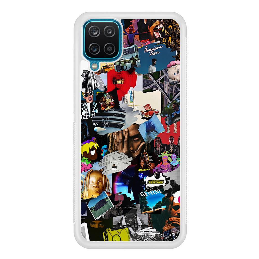 Rap Music Frame Work Samsung Galaxy A12 Case-Oxvistore