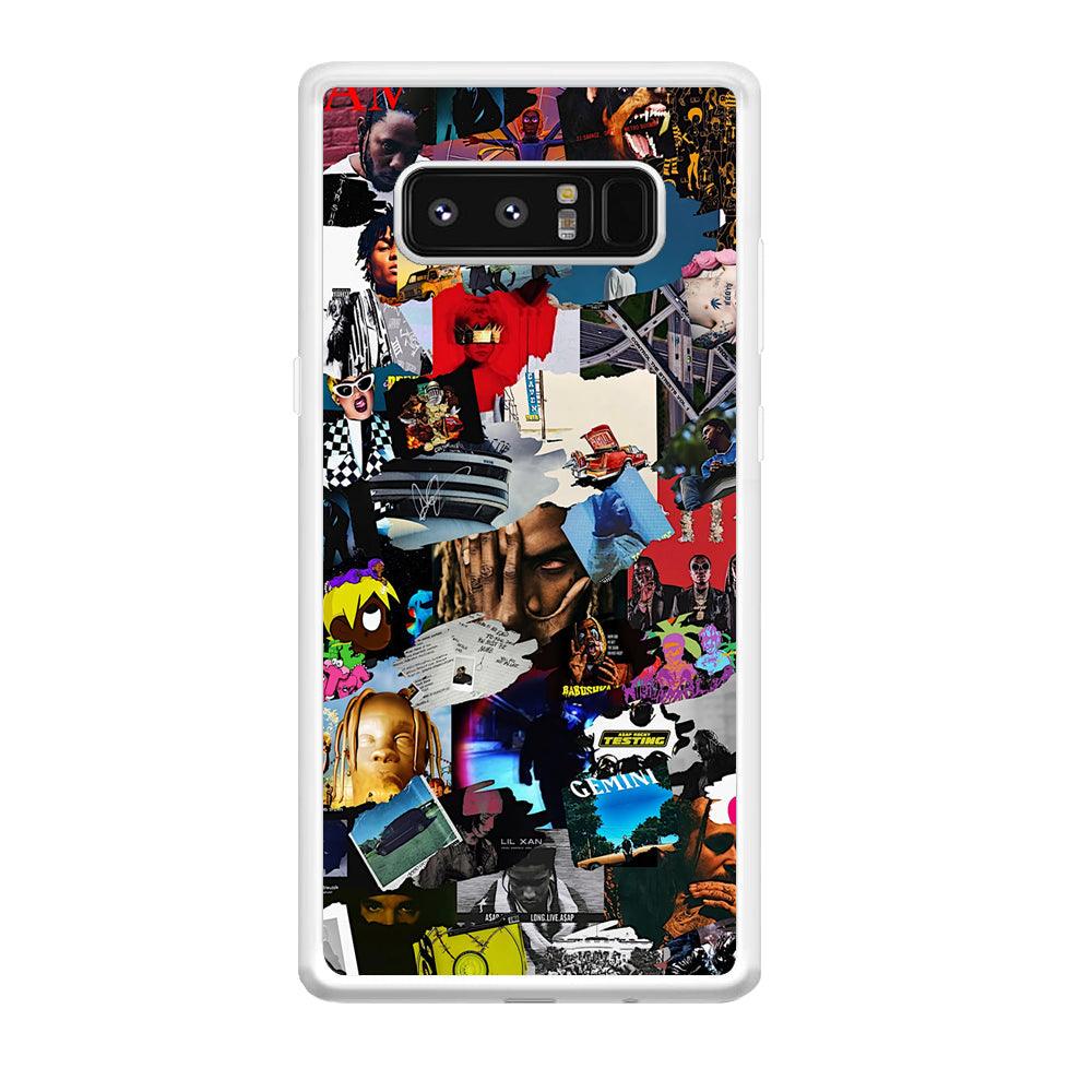 Rap Music Frame Work Samsung Galaxy Note 8 Case-Oxvistore