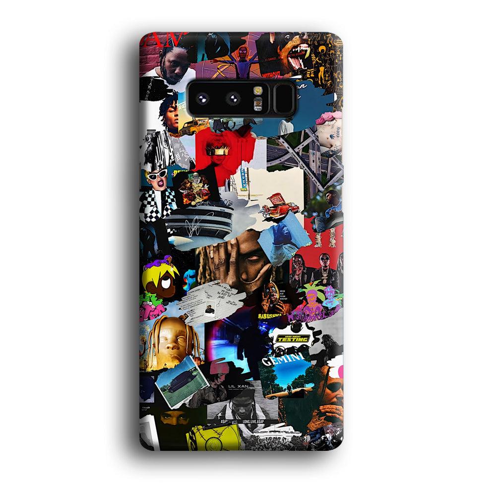 Rap Music Frame Work Samsung Galaxy Note 8 Case-Oxvistore