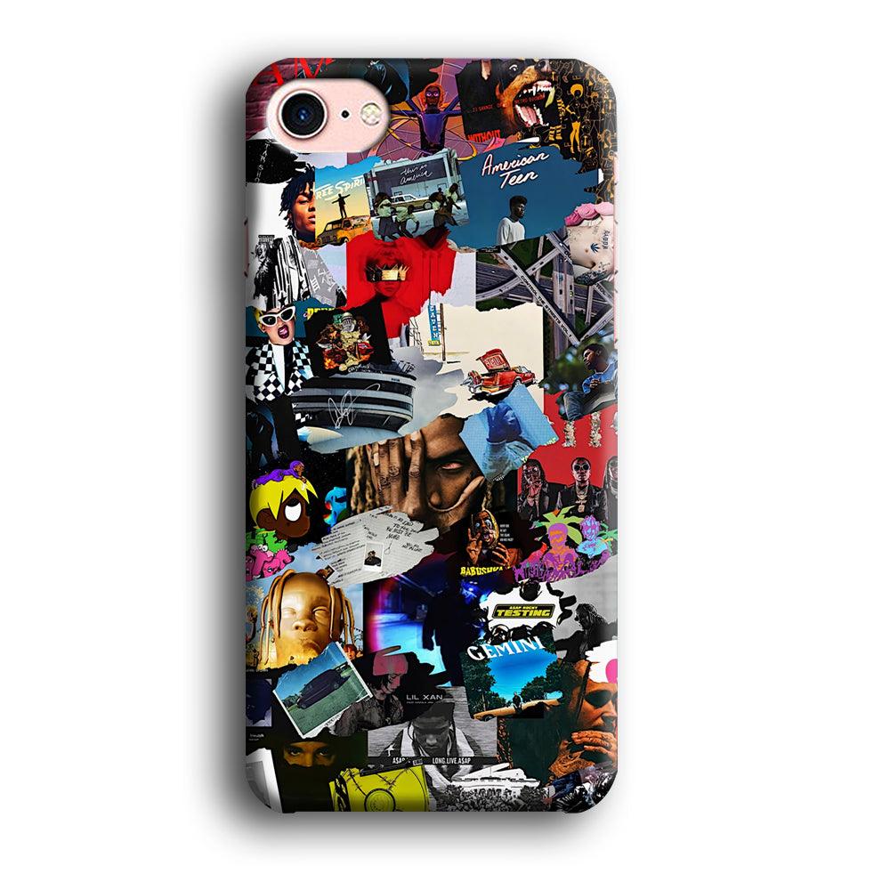 Rap Music Frame Work iPhone 8 Case-Oxvistore