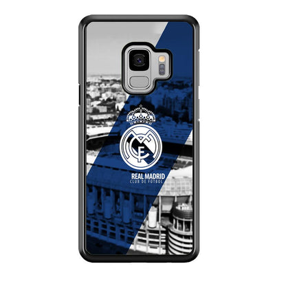 Real Madrid White Silhouette Samsung Galaxy S9 Case-Oxvistore