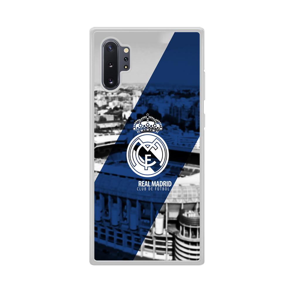 Real Madrid White Silhouette Samsung Galaxy Note 10 Plus Case-Oxvistore