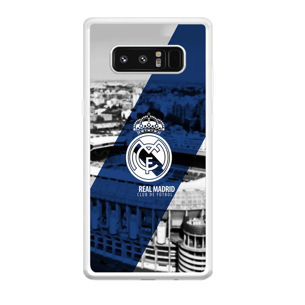 Real Madrid White Silhouette Samsung Galaxy Note 8 Case-Oxvistore