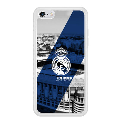 Real Madrid White Silhouette iPhone 6 Plus | 6s Plus Case-Oxvistore