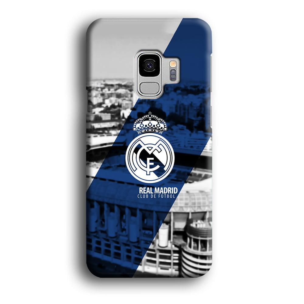 Real Madrid White Silhouette Samsung Galaxy S9 Case-Oxvistore