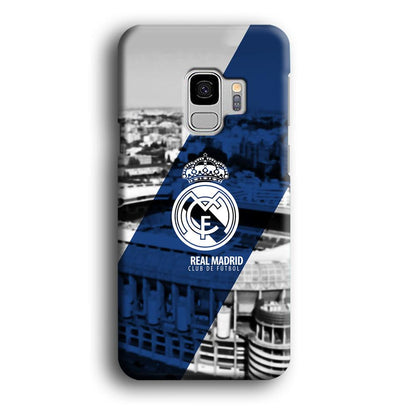 Real Madrid White Silhouette Samsung Galaxy S9 Case-Oxvistore