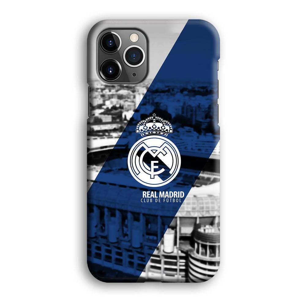 Real Madrid White Silhouette iPhone 12 Pro Max Case-Oxvistore