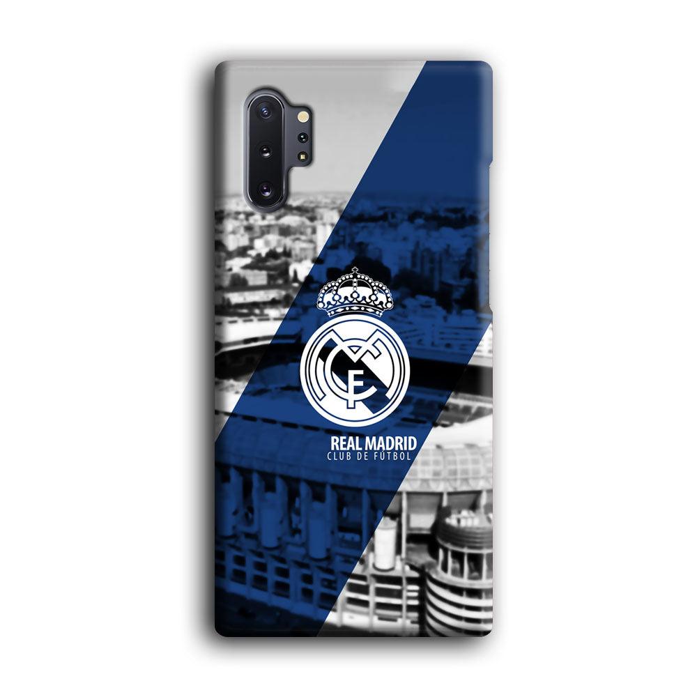 Real Madrid White Silhouette Samsung Galaxy Note 10 Plus Case-Oxvistore