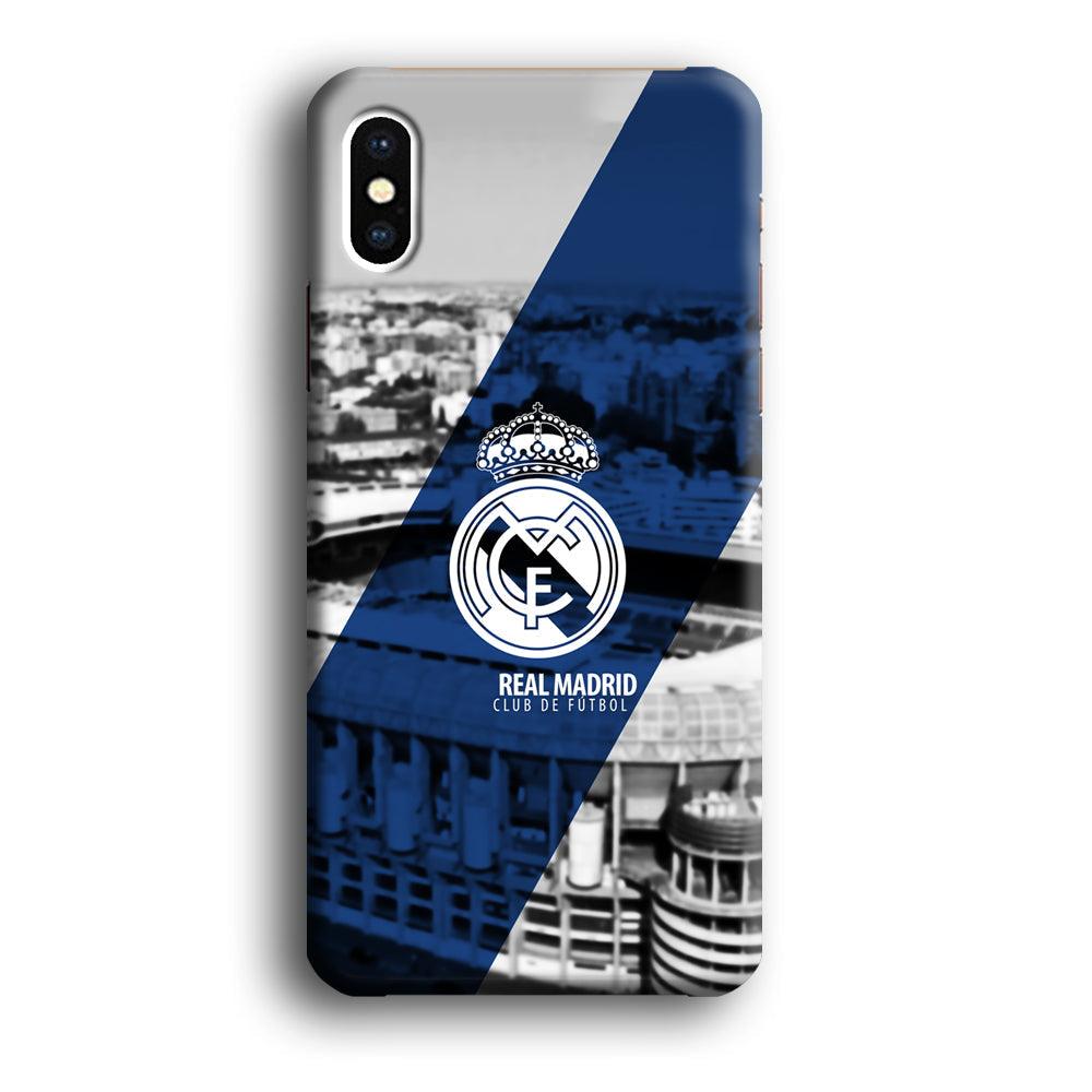 Real Madrid White Silhouette iPhone Xs Max Case-Oxvistore