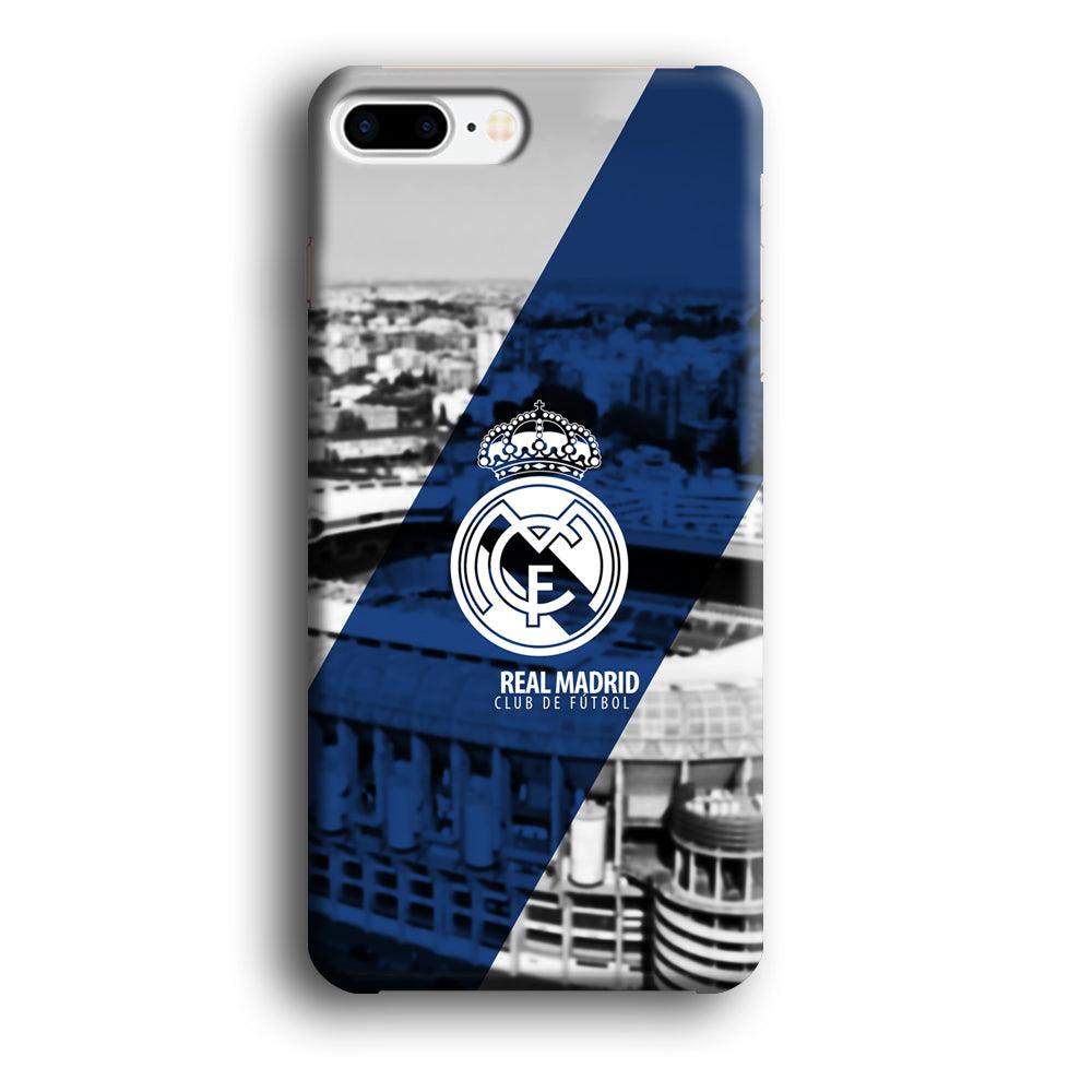 Real Madrid White Silhouette iPhone 7 Plus Case-Oxvistore