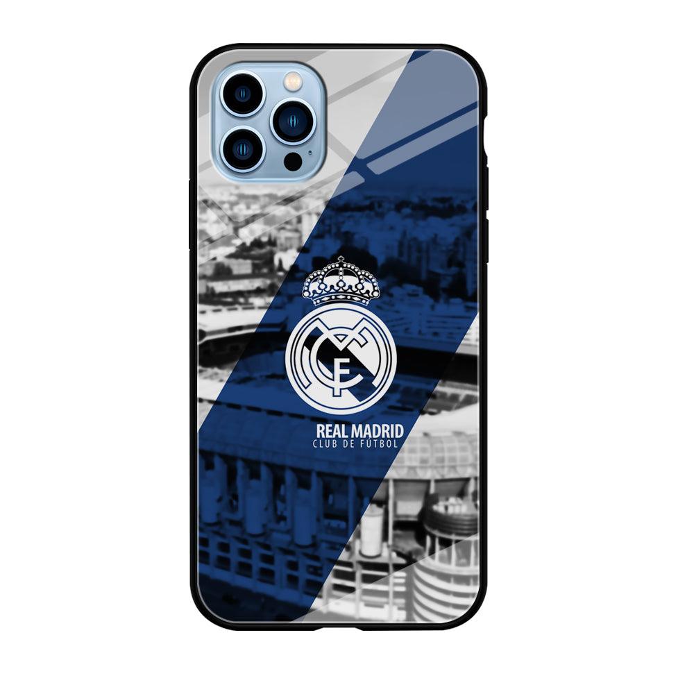 Real Madrid White Silhouette iPhone 12 Pro Max Case-Oxvistore