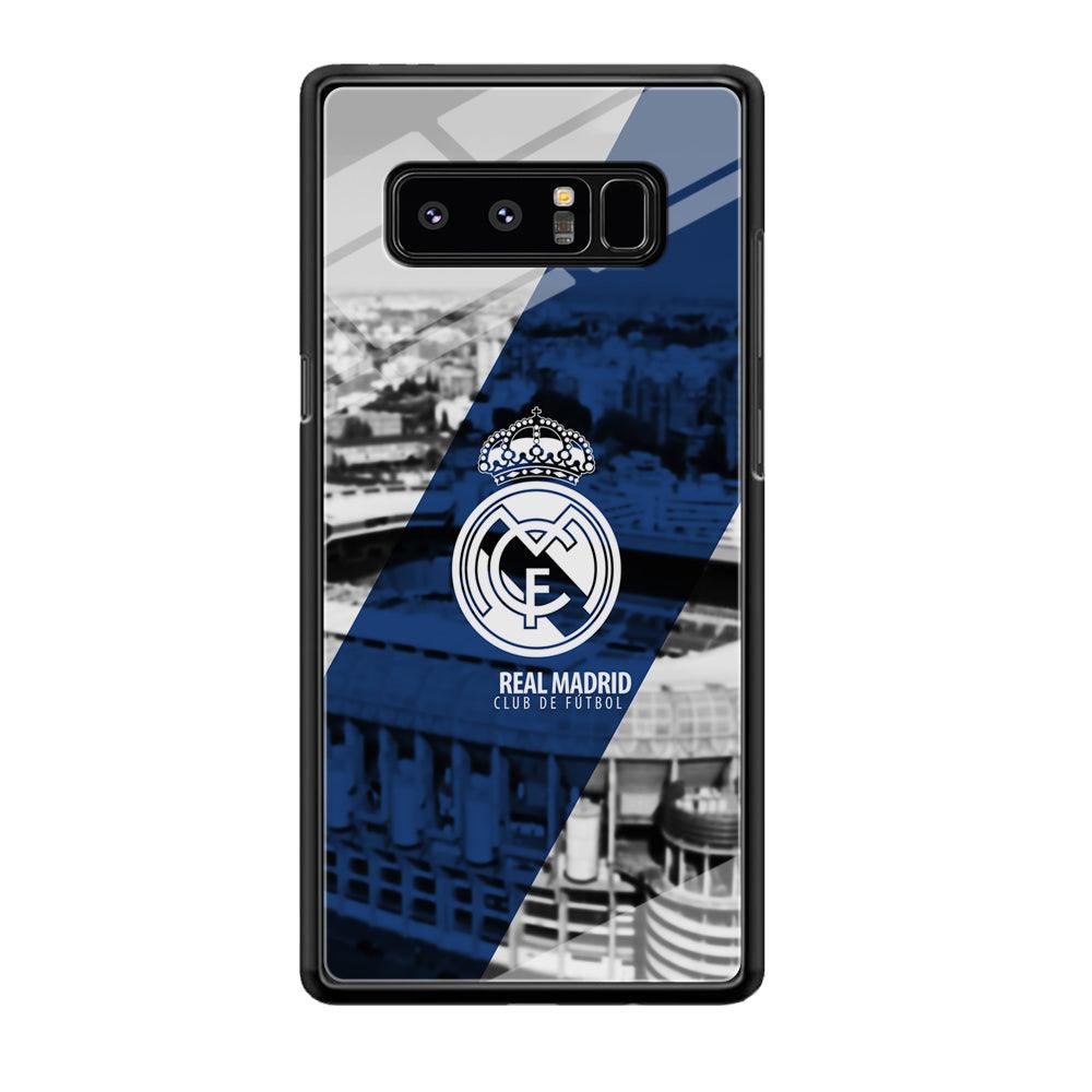 Real Madrid White Silhouette Samsung Galaxy Note 8 Case-Oxvistore