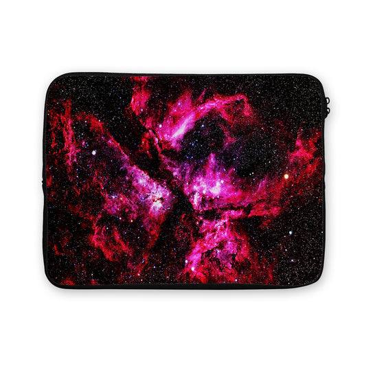 Red Cosmic Clouds Space Laptop Sleeve Protective Cover