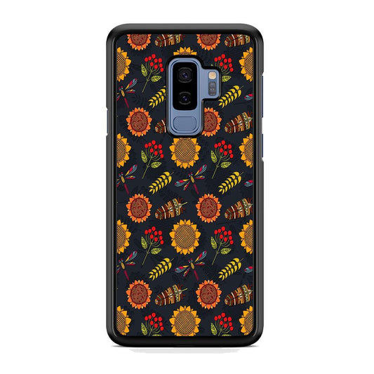 Refined in Nature Decore Samsung Galaxy S9 Plus Case-Rubber Black (2D Case)-Oxvistore