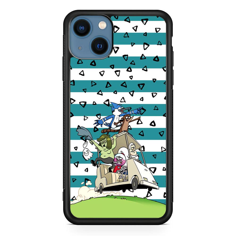 Regular Show Keep It Moving iPhone 14 Plus Case-Oxvistore